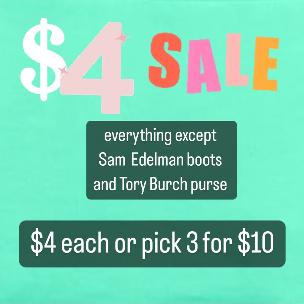 $4 sale!!